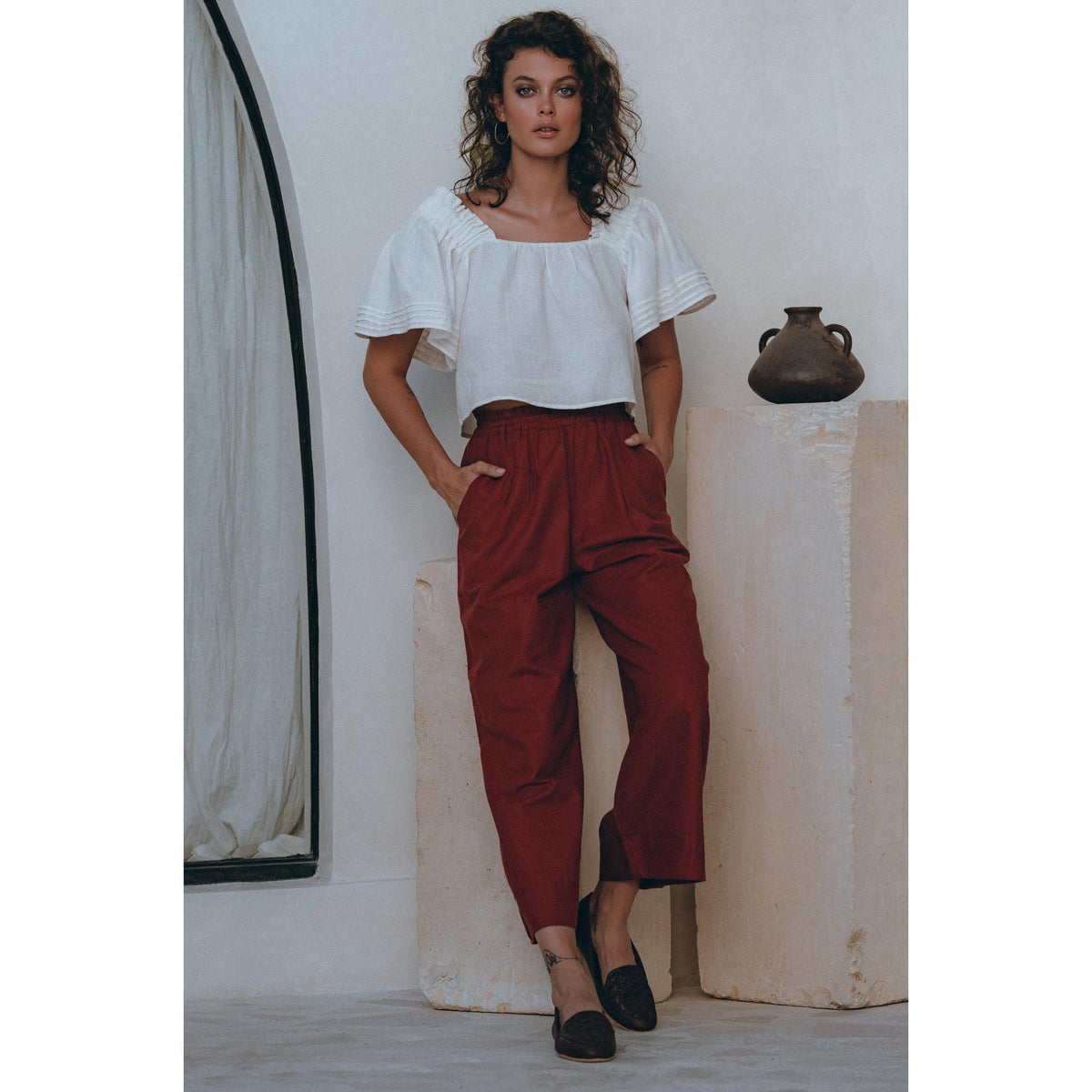 Delhi Linen Pants - S