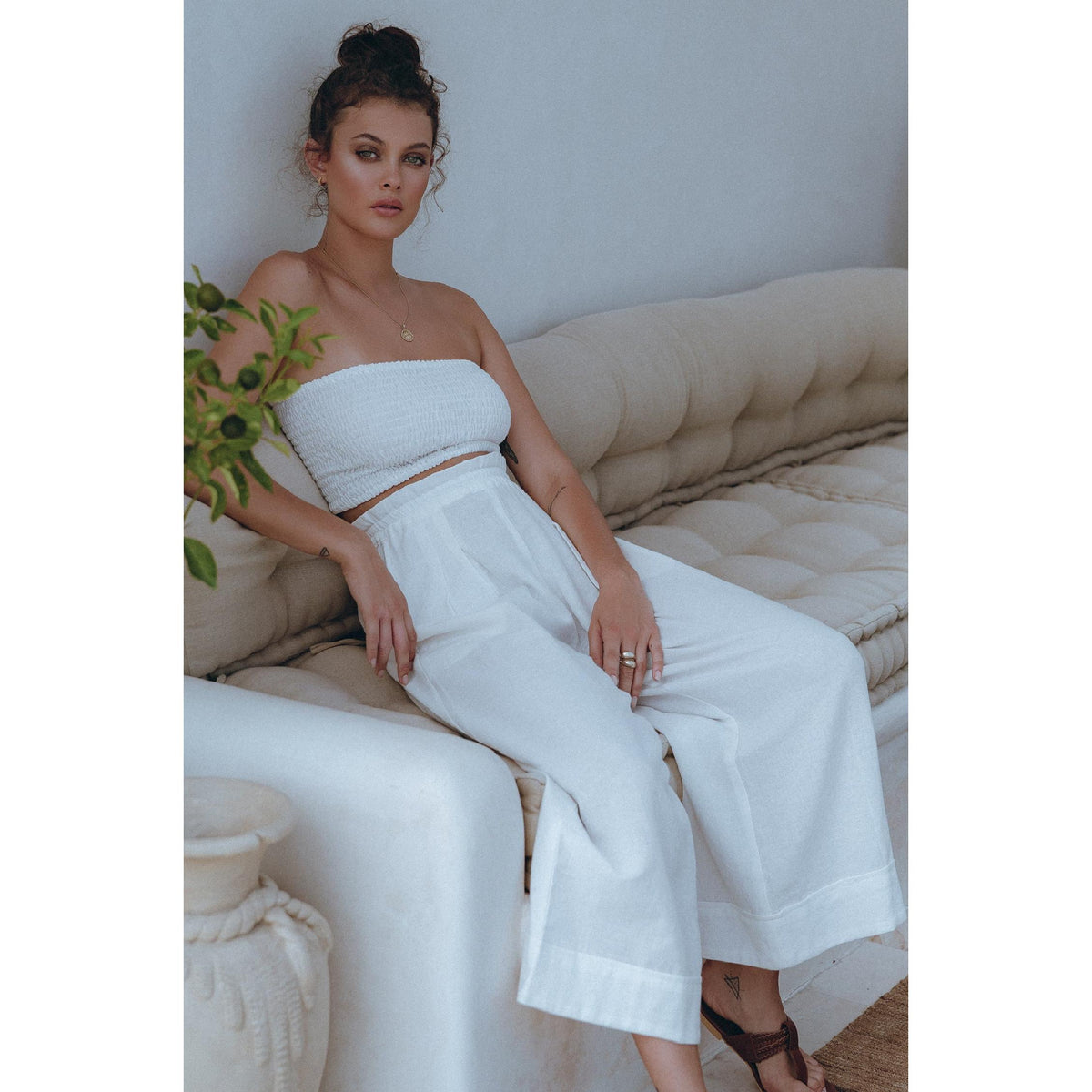 Delhi Linen Pants - S