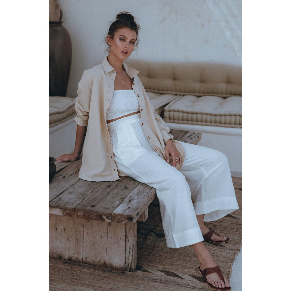Delhi Linen Pants - M