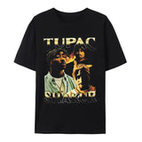 Zombie Horror Gothic Washed Cotton Oversized T-Shirt - long black necklace