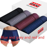 4-Pack Men's Boxer Briefs - 2black and 2grye