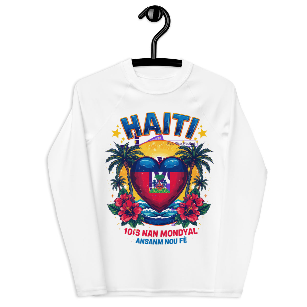 Kids Haiti Tropical Rash Guard