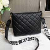 Small Messenger Bag For Women Trend Lingge Embroidery Female Shoulder