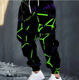 Digital Print Streetwear Hiphop Mens Casual Sweatpants - SNWBTMDFYQKQYDML21