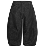 Men's Wide Leg Wash Jeans - Black