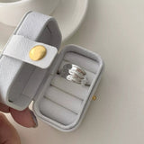 925 sterling silver open ring with a modern adjustable band design.