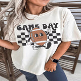 Game Day Football Graphic T-Shirt - White