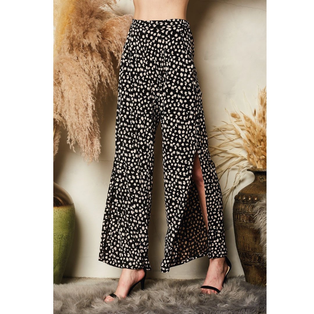 Brushed Dot Pants - S