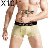 Men's black boxer briefs with breathable stretch fabric, supportive fit, and soft waistband for everyday comfort.