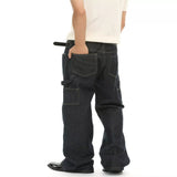 Men's Loose Fit Jeans - Blue