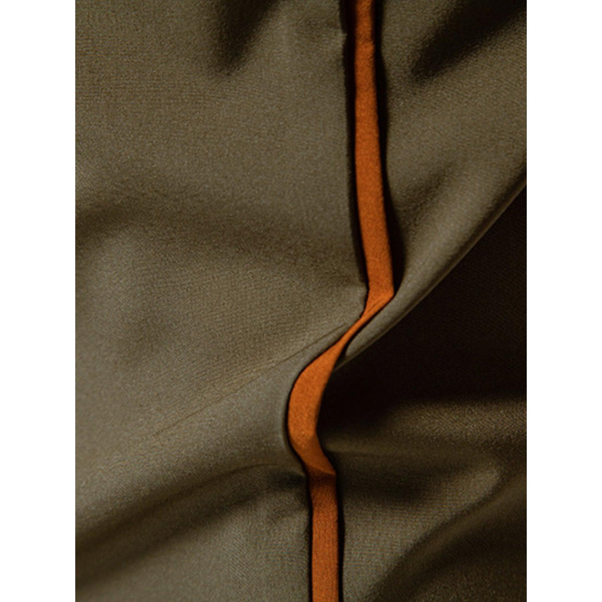 Men's Contrast Trim Button-Down Shirt - Military Green