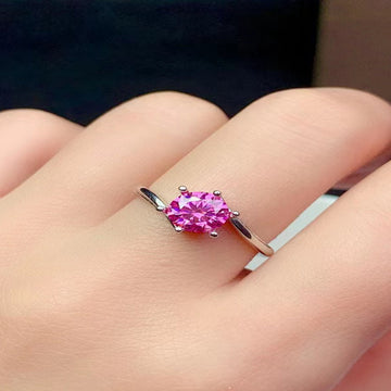 Can't Stop Your Shine 1 Carat Moissanite Ring - Pink