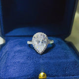 2 carat moissanite ring crafted in 925 sterling silver with a brilliant sparkling gemstone.