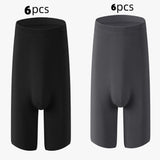 Men's breathable cotton boxer briefs for sports and everyday comfort.