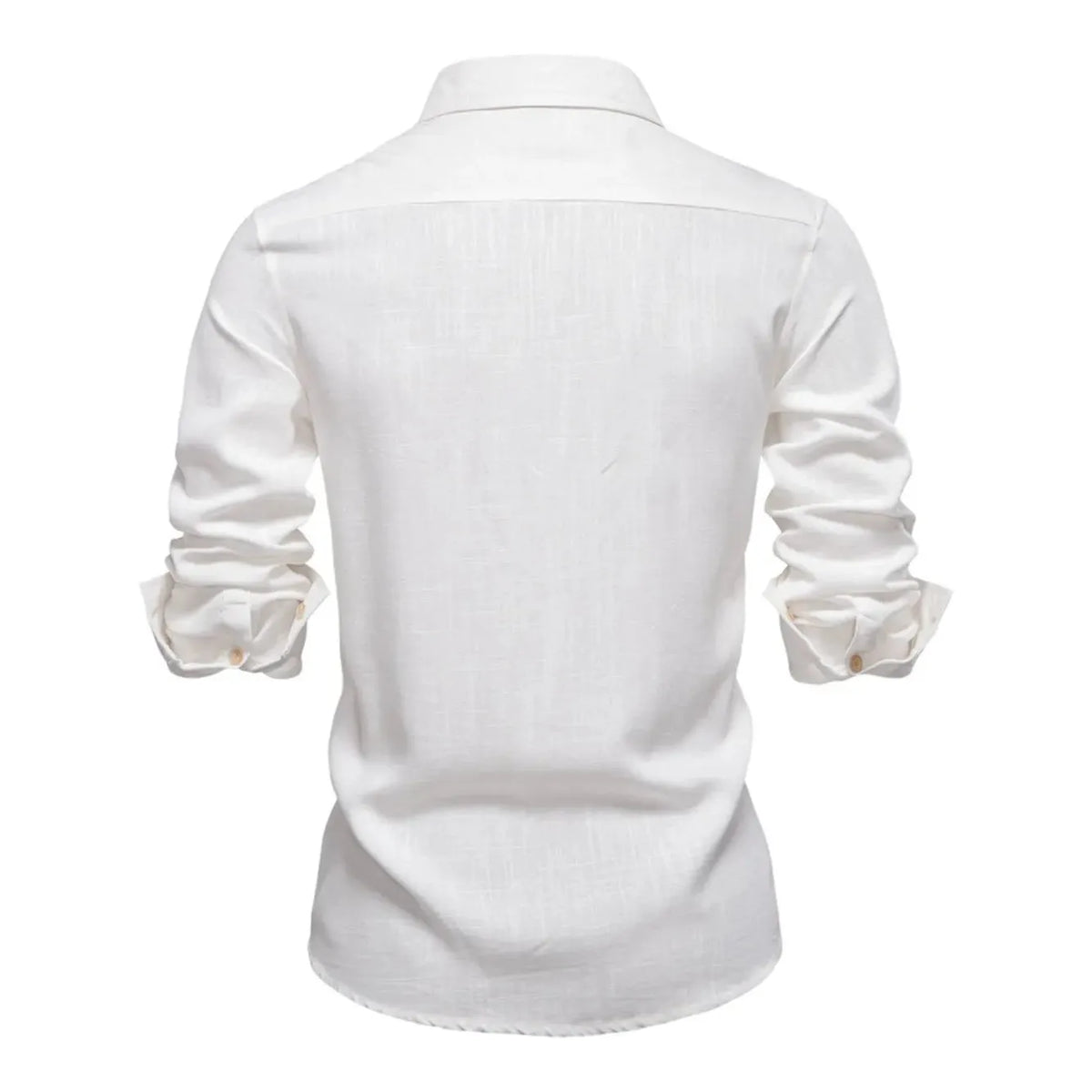 Men's Button Down Collared Neck Shirt - White