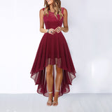 Women's Fashion Temperament Splicing Large Hem Chiffon Dress