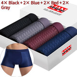 4-Pack Men's Boxer Briefs - 2gray 2red