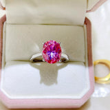 5 carat moissanite ring crafted in 925 sterling silver with a brilliant sparkling gemstone.