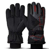 Insulated winter ski gloves for snow sports and cold-weather activities.