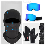 Waterproof touchscreen motorcycle winter gloves for riding and outdoor sports.
