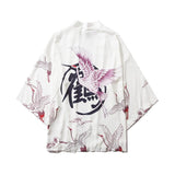 Japan Style Clothes Men Summer Streetwear Cat Print Kimono Cardigan Mandarin Robe Men Unisex Japanese Trend Kimonos