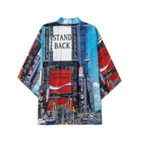 Japanese Crane Kimono Women Cardigan Yukata Fashion Men Haori Obi Clothing Asian Shirt National Tradition Clothes