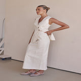 Linen Vest for Women - US 2 / EU 34