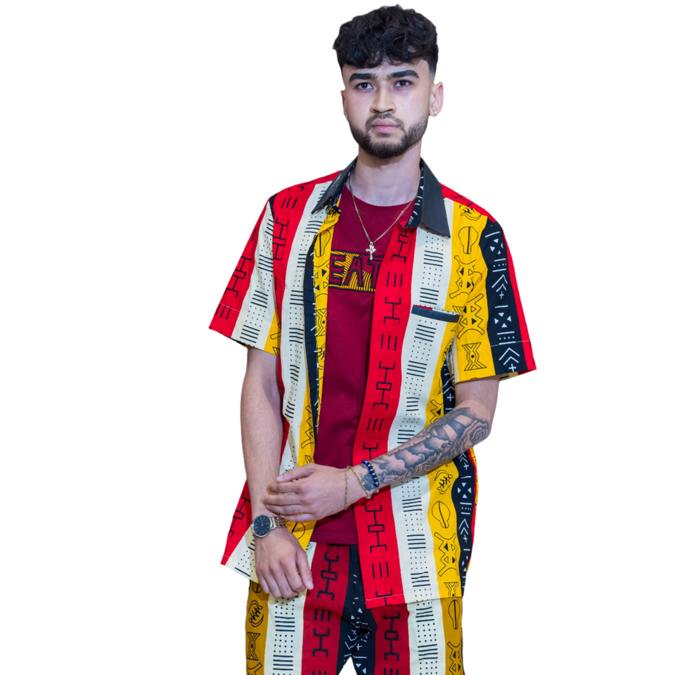 African Fashion Ankara Shirt & Top African Print (Adrika)